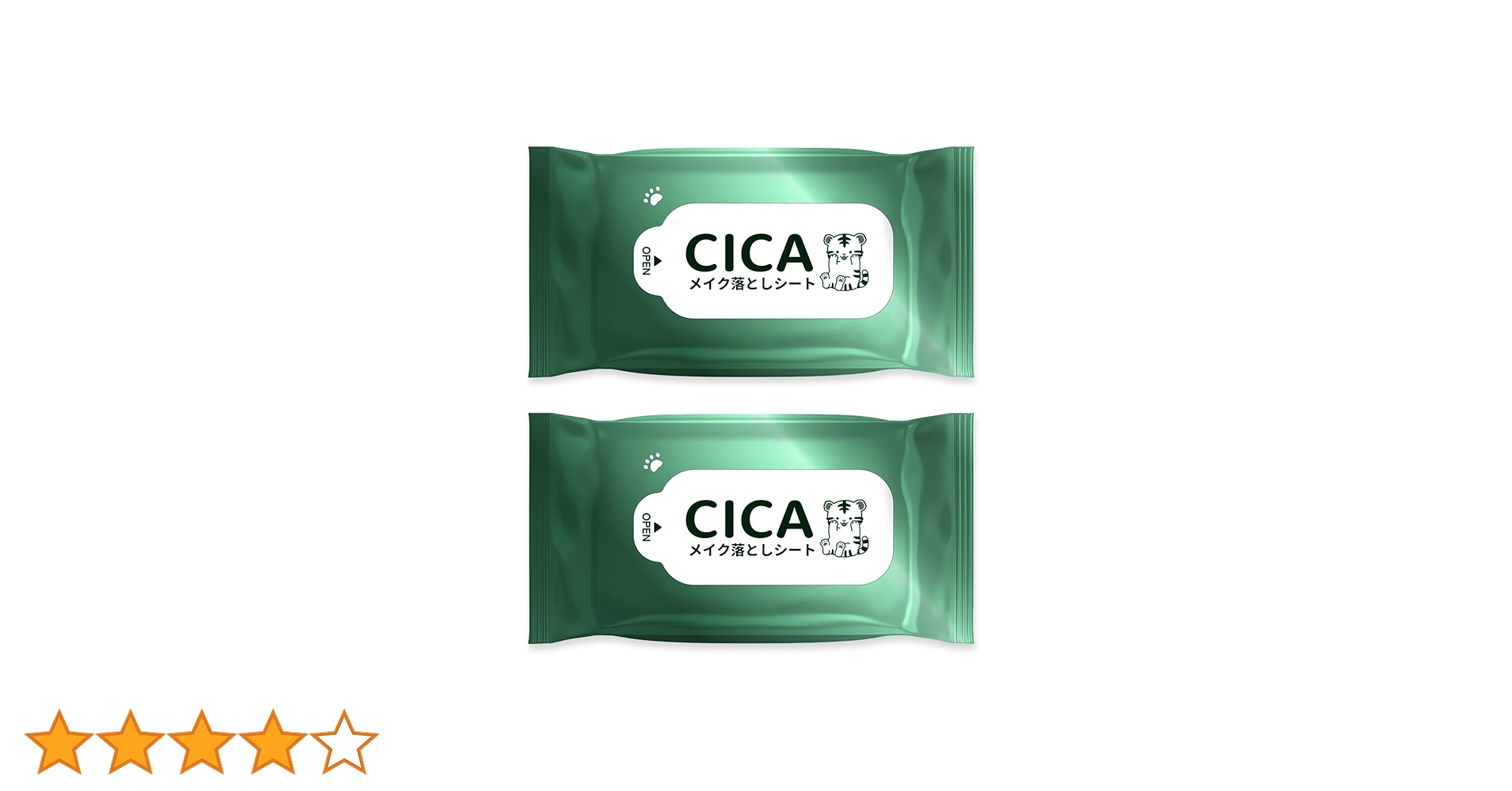 クレンジング・メイク落とし ERIKA Amazon | レック(LEC) CICA メイク落とし シート (28枚×2個